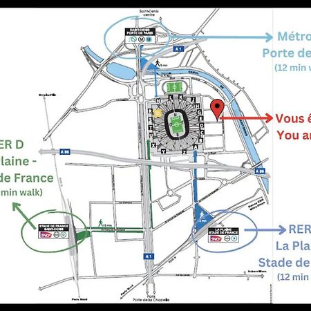StayLib - Garden Flat 45m2 Paris Stade de France Saint-Denis  Exterior foto